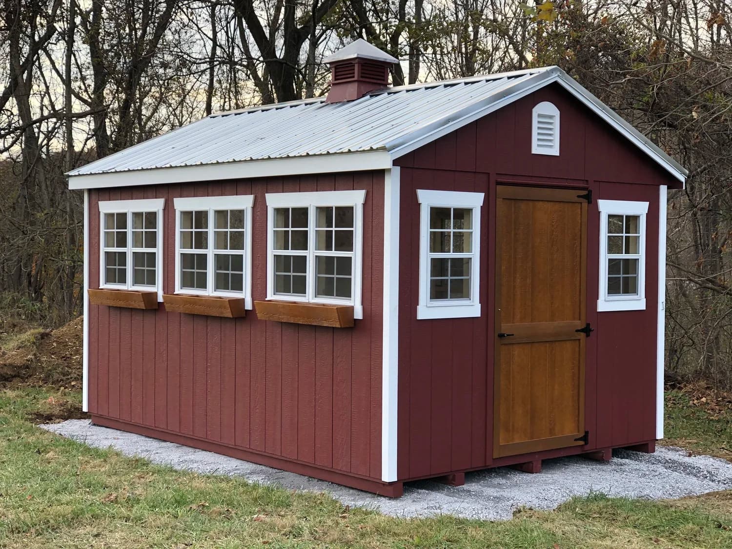 Amish-built a-frame sheds for sale in the Shenandoah Valley