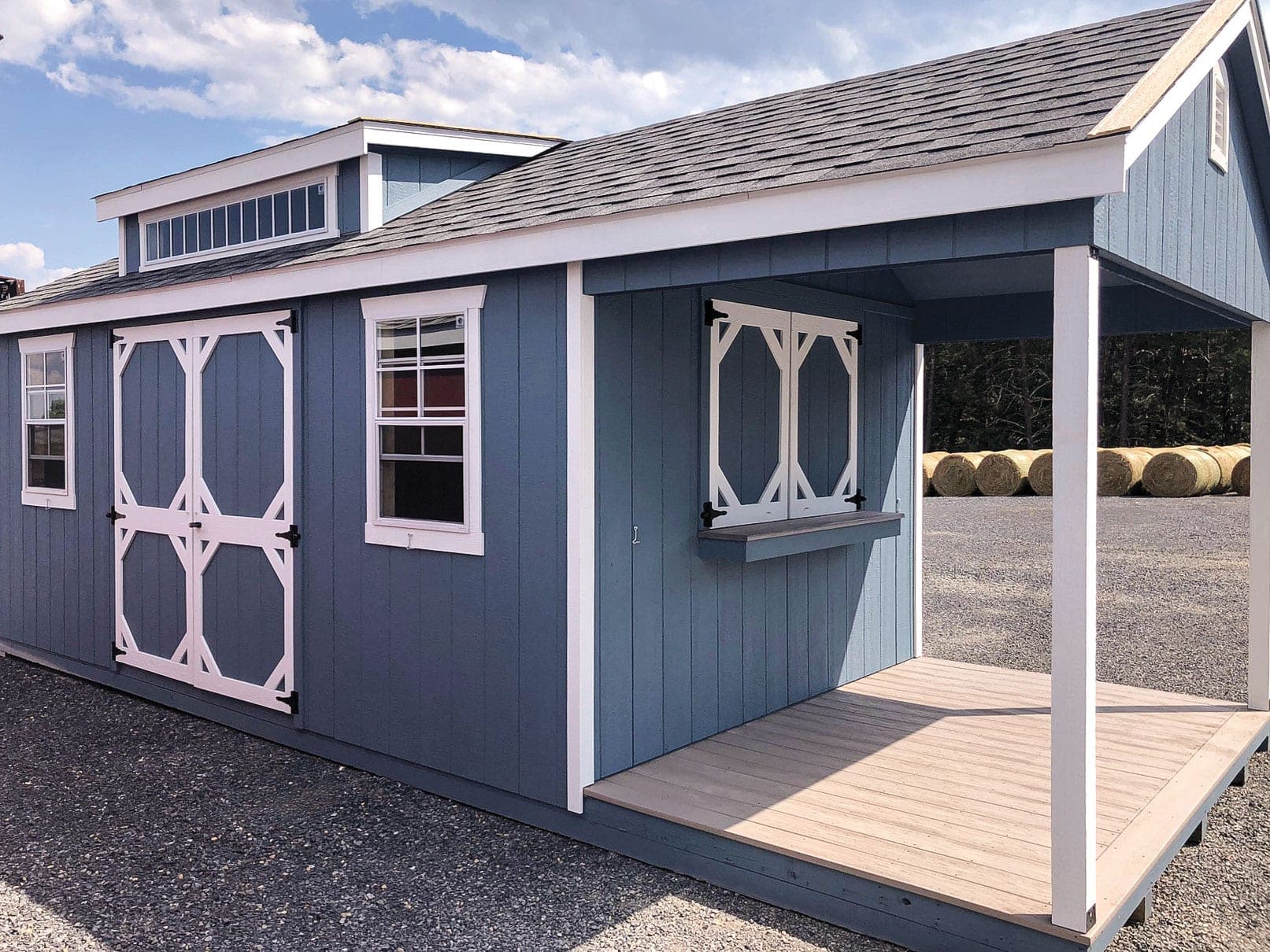 Amish-built bar sheds for sale in the Shenandoah Valley
