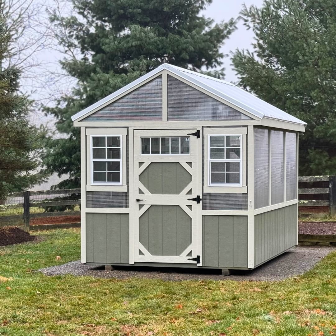 Amish-built Green House 8x8 for sale in the Shenandoah Valley