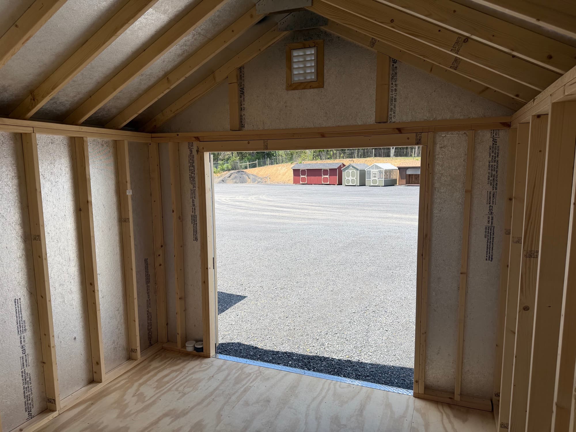 10x14 A-Frame Shed — photo 4