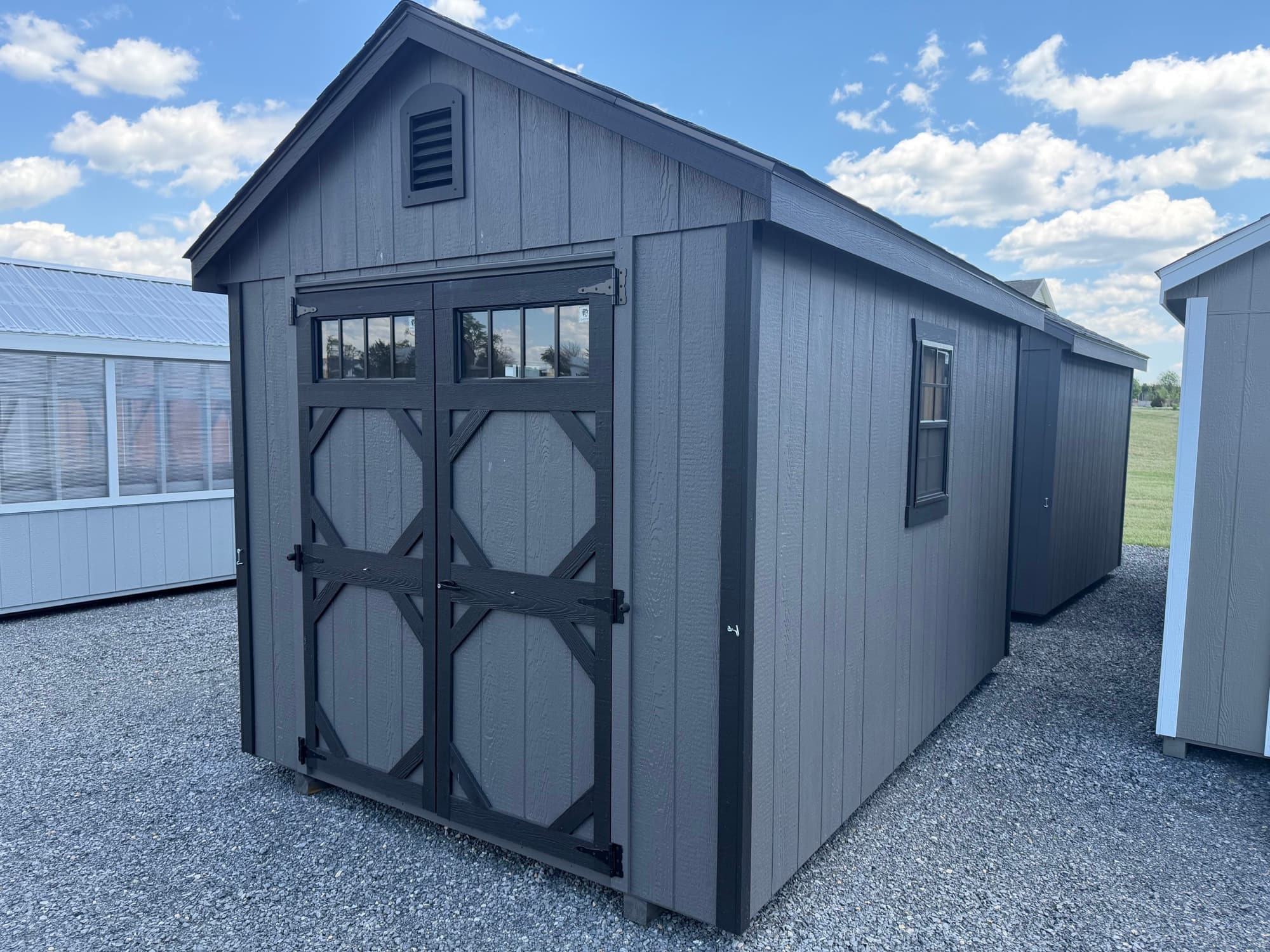 8x12 A-Frame Shed for sale